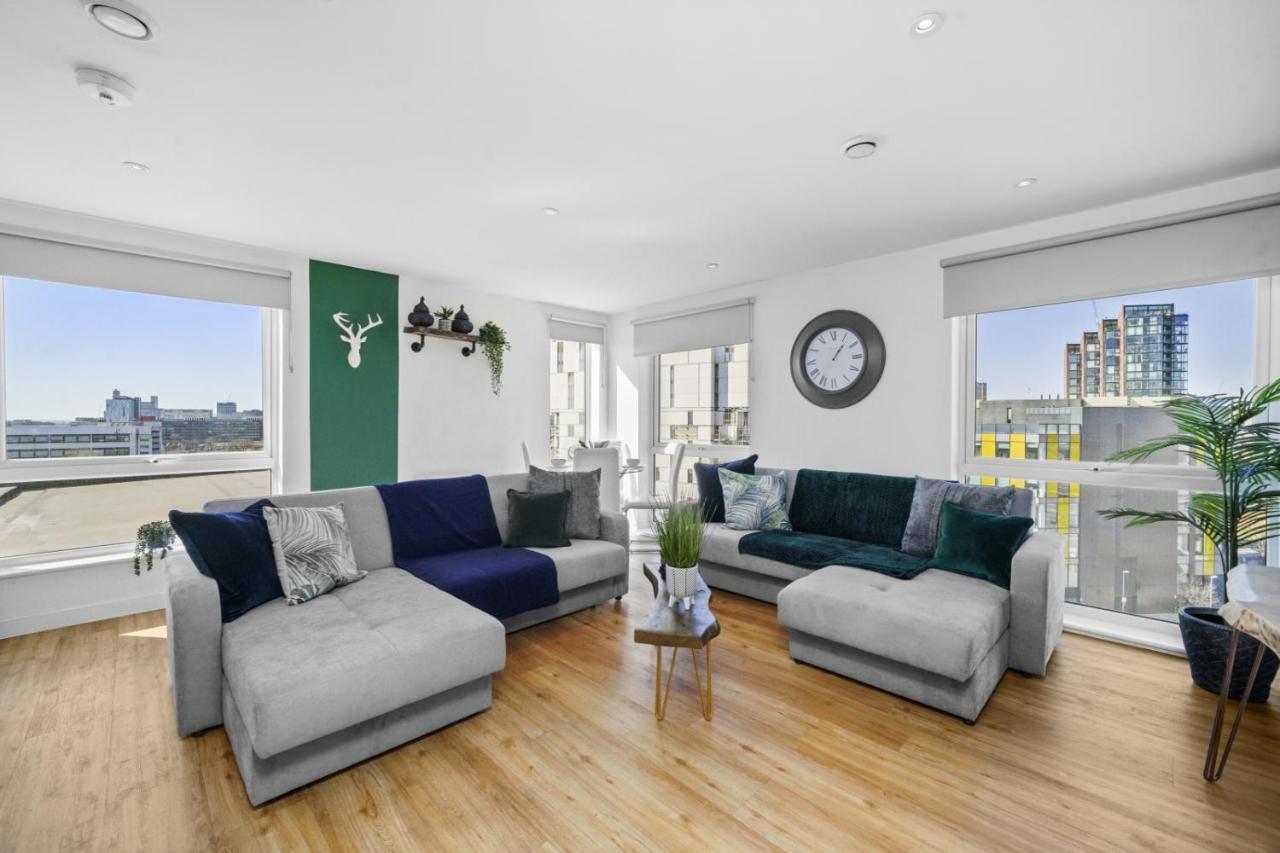Stunning City Centre Penthouse - Sleeps 10 - Parking Manchester Kültér fotó